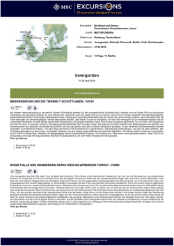Invergordon - Compass Kreuzfahrten GmbH mit der Marke Compass