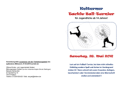 Kelterner Tackle-Ball