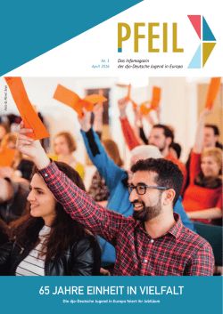 zur aktuellen Ausgabe - djo - Deutsche Jugend in Europa