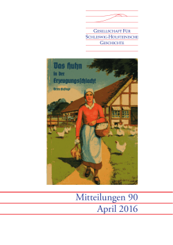 Mitteilungen 90 April 2016 - Gesellschaft für Schleswig