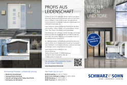 PDF-Flyer Fenster, Türen & Tore