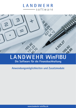 LANDWEHR WinFIBU - LANDWEHR Computer und Software GmbH