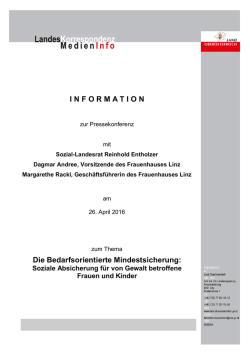 Information zur Pressekonferenz 64,96 KB