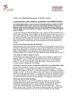 LUSTAT News - Kanton Luzern