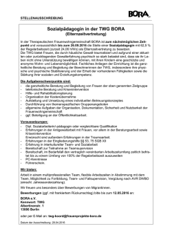 eine alp&auml;dagogin bzw. Sozialarbeiterin