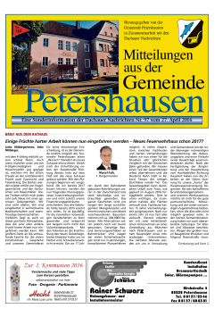 Unser - Gemeinde Petershausen