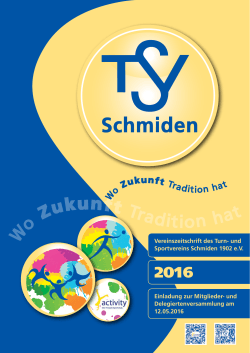 TSV Vereinsschrift 2016