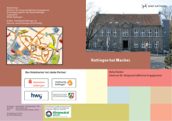 Hattingen hat Macher. Zentrum f&uuml;r