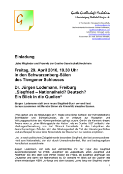 Goethe-Gesellschaft Hochrhein