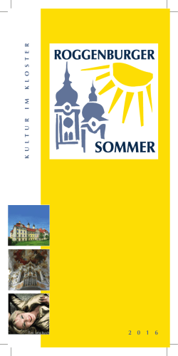 Roggenburger Sommer 2016