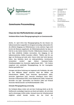 DJV-Pressemeldung vom 25. April 2016