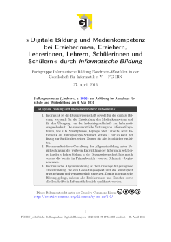 Digitale Bildung und Medienkompetenz bei Erzieherinnen