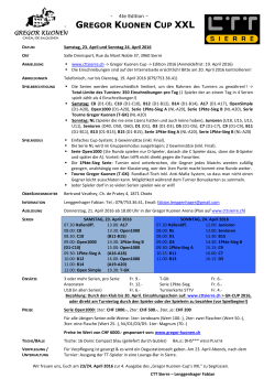 1er édition du „soleil-cup“
