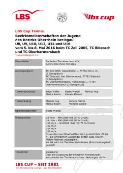 LBS Cup Sportsponsoring der LBS Baden-Württemberg