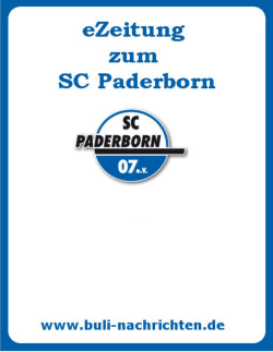 SC Paderborn 07 - BuLi Nachrichten