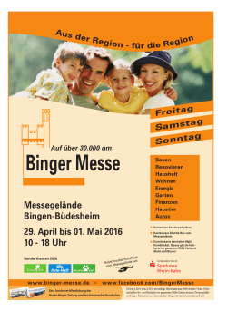 Messezeitung als PDF - Kreuznacher Rundschau