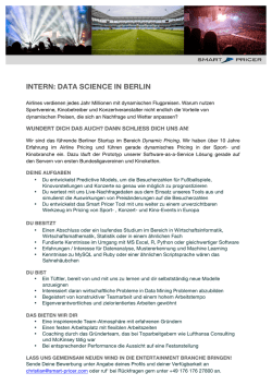 intern: data science in berlin