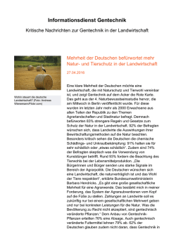 Informationsdienst Gentechnik