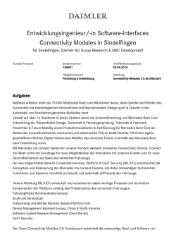 in Software-Interfaces Connectivity Modules in