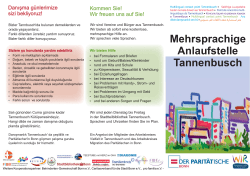 Flyer Mehrsprachigkeit in Tannenbusch [ PDF , 911 KB ]