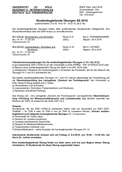 International - Universit&auml;t zu K&ouml;ln