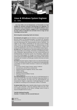 Linux & Windows System Engineer