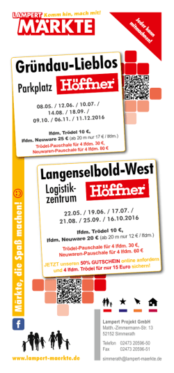 Hessen &ndash; Jahrestermine 2016
