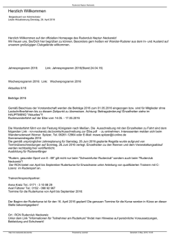 Herzlich Willkommen - Ruderclub Neptun Neckarelz