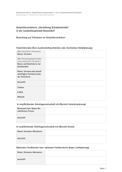 Gutachterverfahren - plan