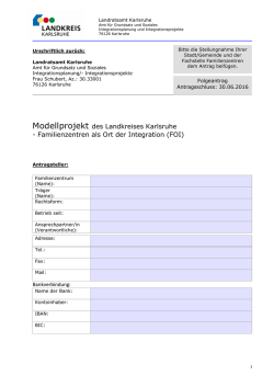 FOI - Landkreis Karlsruhe