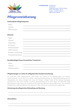 Pflegevereinbarung - www.vedanta