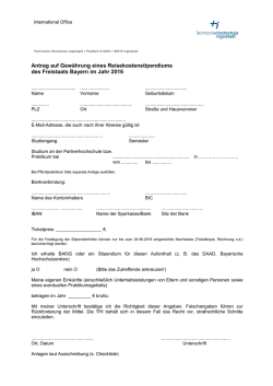 Hochschule Ingolstadt Postfach 210454 85019 Ingolstadt
