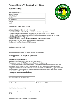 Zum Mitgliedsantrag