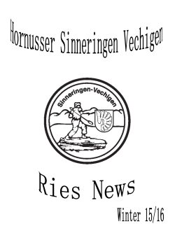 RiesNews Winter 2015-2016 - HG Sinneringen