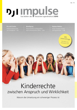 DJI Impulse 3/2015 - Deutsches Jugendinstitut