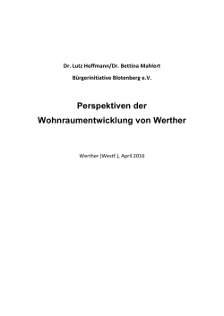 2016-04-24_Endfassung Wohnraumentwicklung Werther