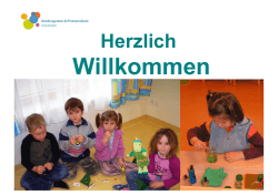 Infoabend 2016 Homepage - Kindergarten und die Primarschule