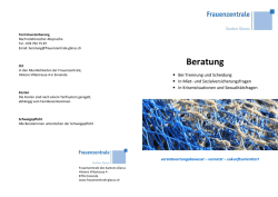 Beratung - Frauenzentrale Glarus