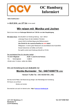 OC Hamburg Informiert