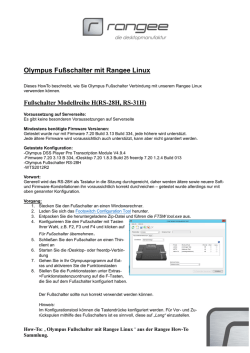 HowTo Olympus Fu&szlig;schalter mit Rangee Linux