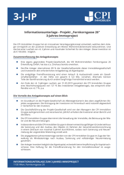 Informationsunterlage Fernkorngasse 26