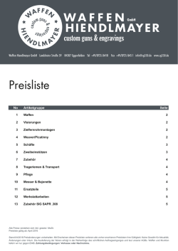 Preisliste - SG550.de