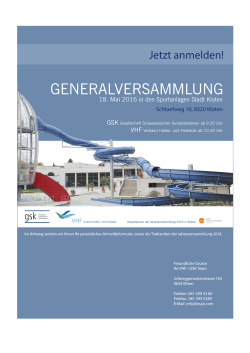 18. Mai 2016 - GV VHF GSK in Kloten