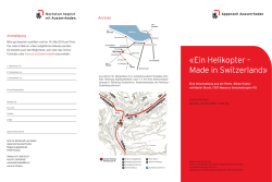 Ein Helikopter – Made in Switzerland