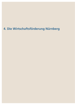 Kapitel 4: Die Wirtschaftsförderung Nürnberg