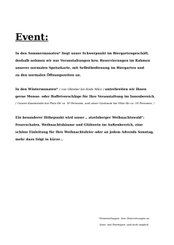 Event: - atzelsberger