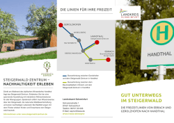 GUT UNTERWEGS IM STEIGERWALD