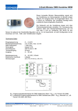 PDF-Datenblatt - Messotron Hennig GmbH & Co KG