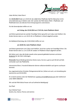 Infos hier - Pfadi Altach