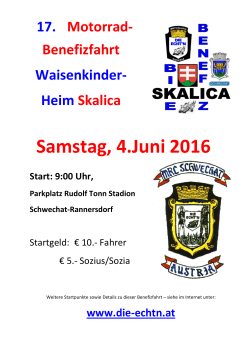 Samstag, 4.Juni 2016 - MRC Schwechat, Die Echt`n